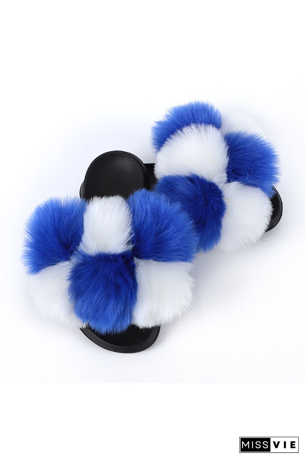 Colorful Fluffy Home Slippers Wholesale