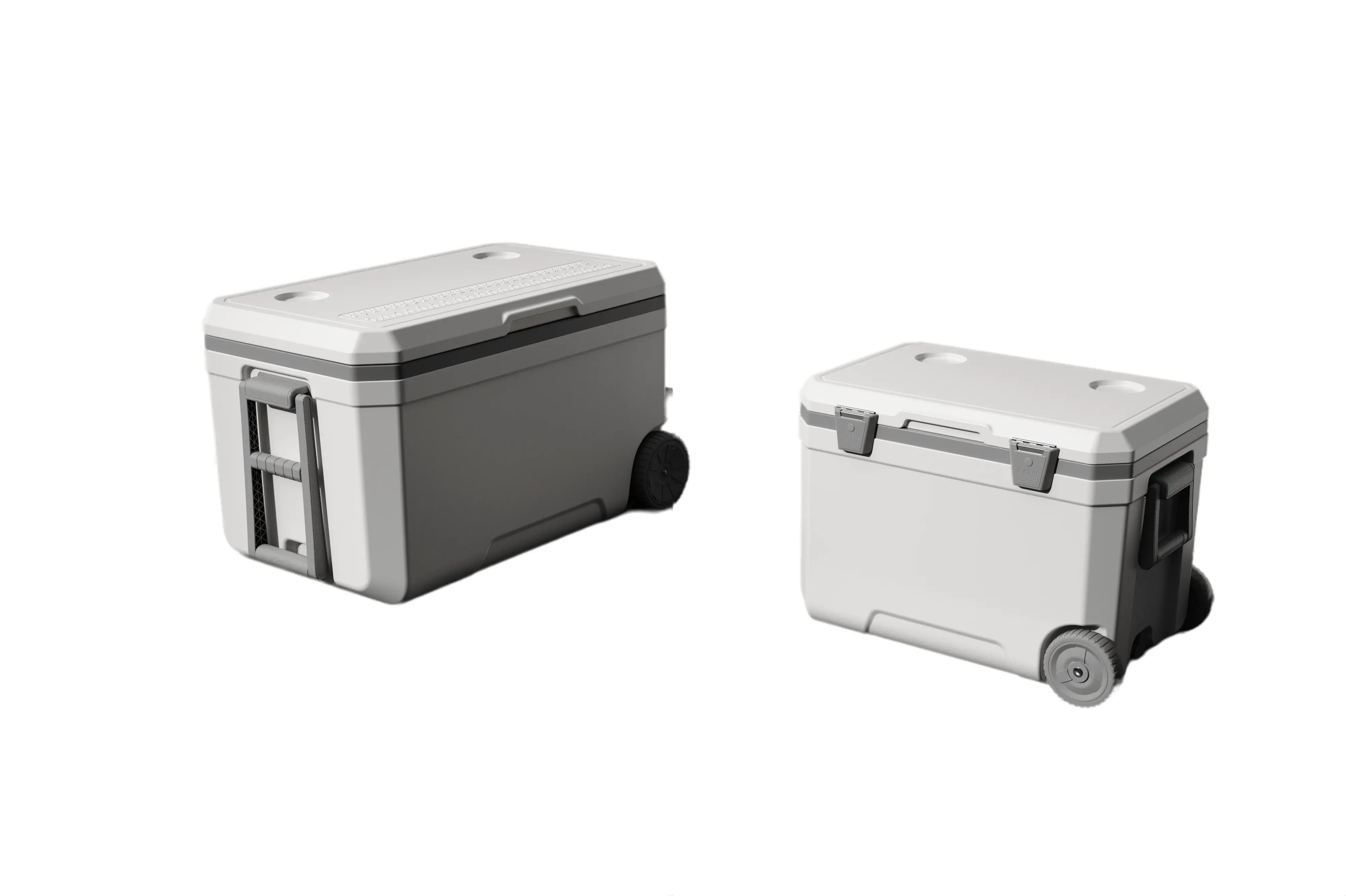 NPOT 70L Cooler Box with Locking Portable Cooler with Heavy Duty Wheels  Leak Proof Wheeled Cooler