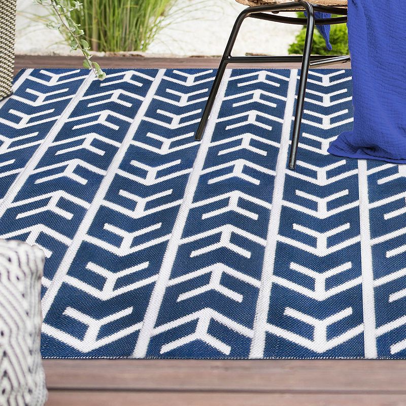 SUPERIOR Southwestern Reversible Indoor Outdoor Area Rug