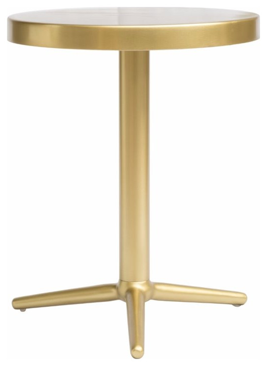 Zuo Derby Accent Table in Brass   Contemporary   Side Tables And End Tables   by Buildcom  Houzz