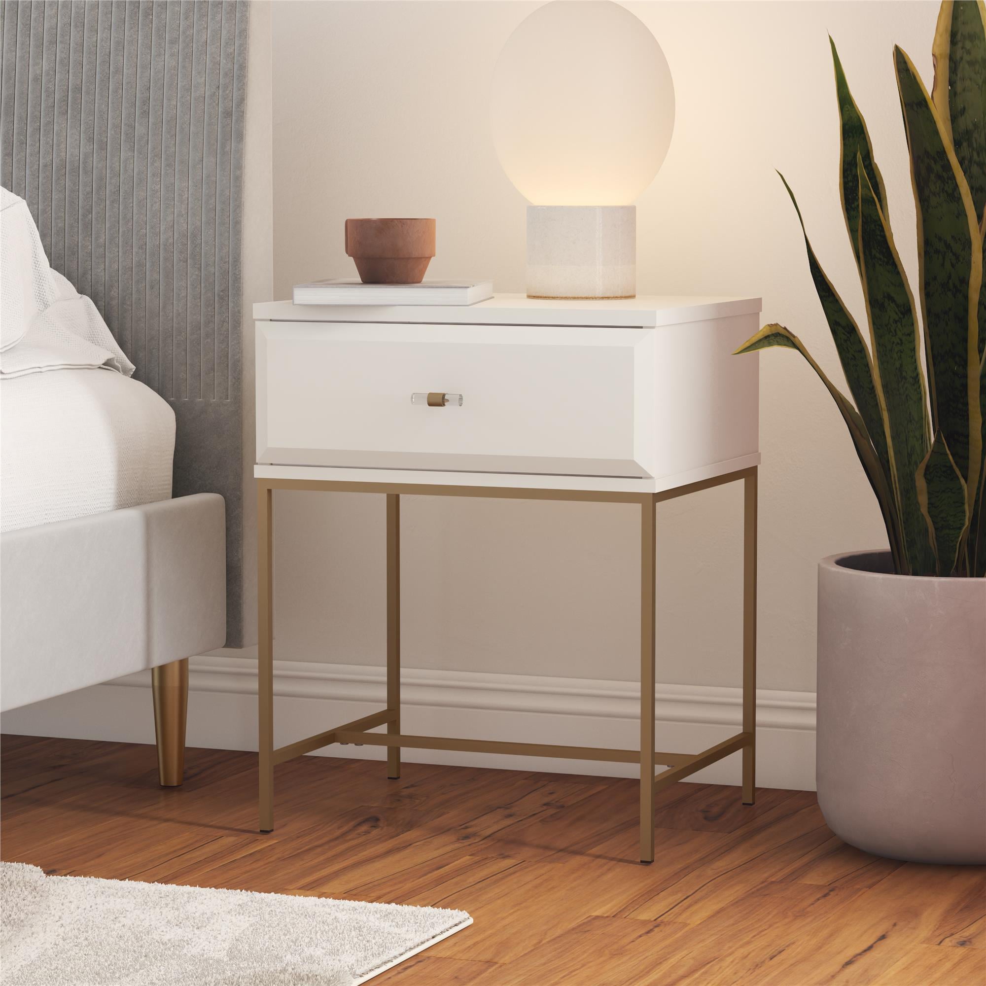 Mr.Kate Effie Nightstand, White