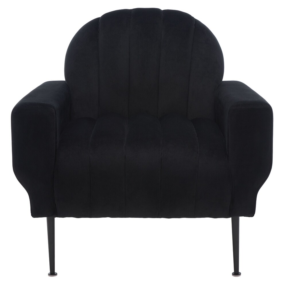 SAFAVIEH Couture Josh Channel Tufted Accent Chair   33\