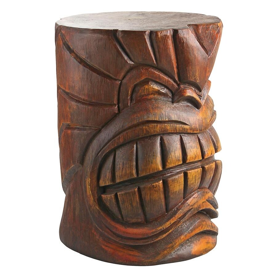 Design Toscano The Kanaloa (Teeth) Grand Tiki Sculptural Table