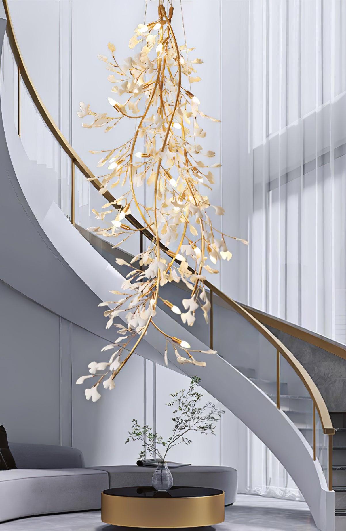 Gingko Long Branch Chandelier