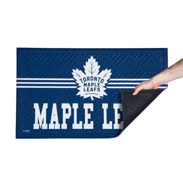 Embossed Mat Cross Hatch Toronto Maple Leafs