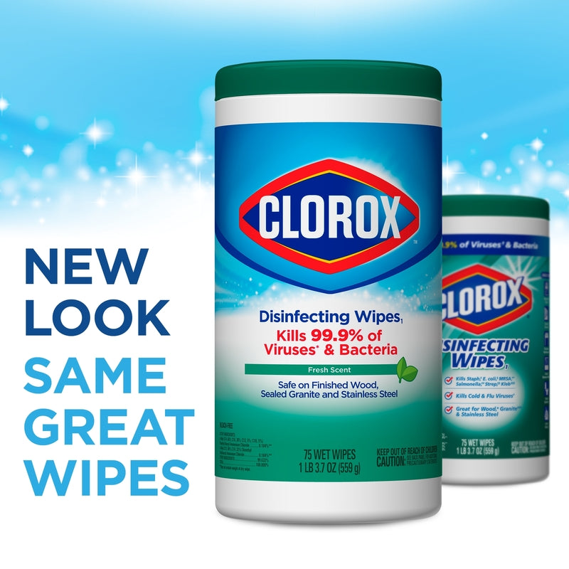 CLOROX WPS FRSHSCNT 75PK