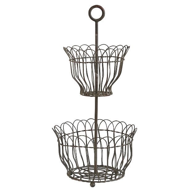 Park Designs 2 tier Scallop Bowl Stand