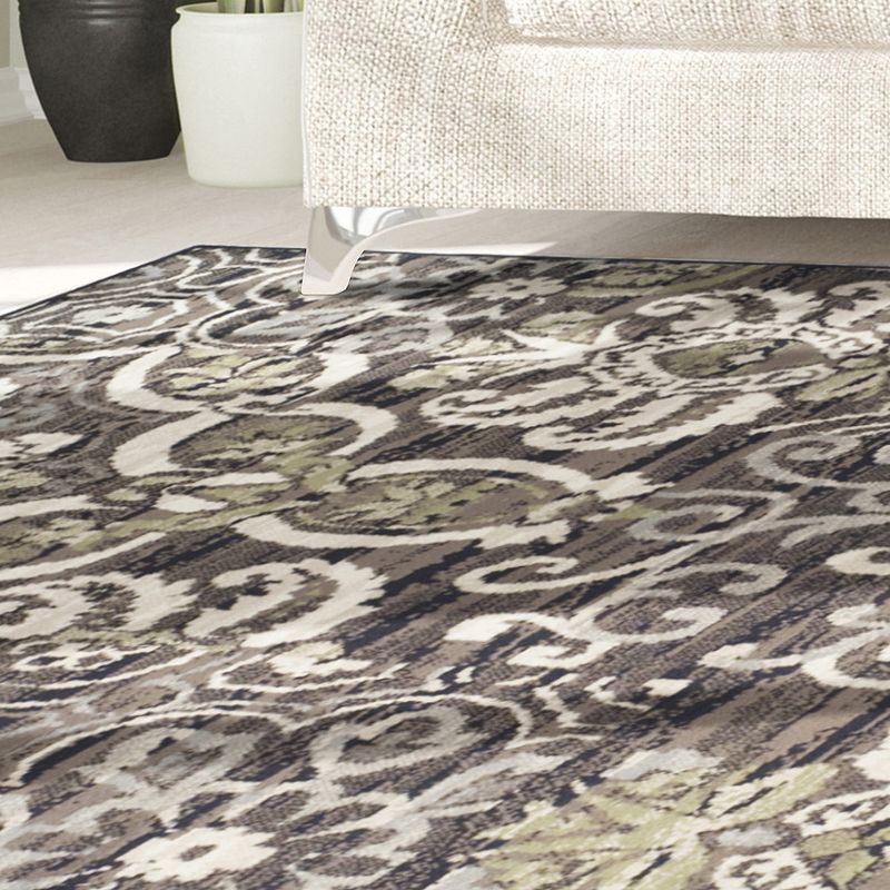 SUPERIOR Caldwell Modern Floral Damask Indoor Area Rug