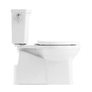 KOHLER Corbelle Comfort Height Revolution 360 12 in. Rough-In 2-Piece 1.28 GPF Single Flush Elongated Toilet in White K-3814-0