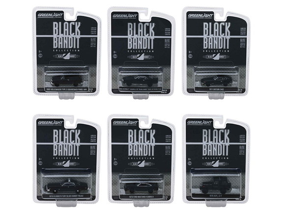 Greenlight 27960  Black Bandit Series 20  Set of 6...