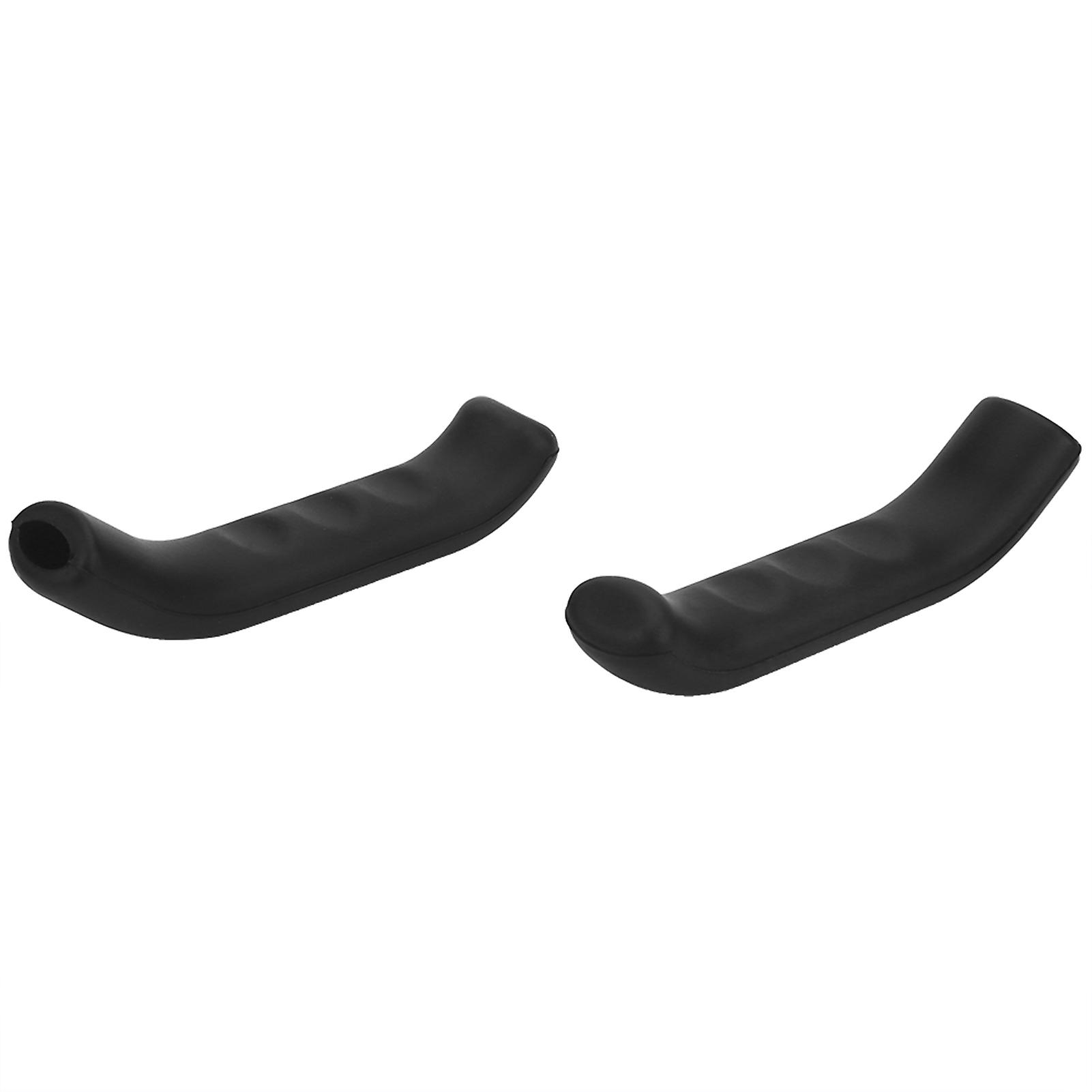 5 Colors Bike Brake Lever Cover Silicone Grips Anti Slip Waterproof Protector (black)