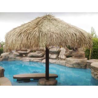 Backyard X-Scapes 12 ft. D Mexican Palm Thatch Umbrella Cover 513-12