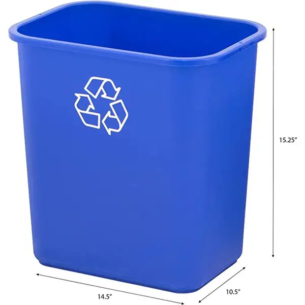 United Solutions 28 Quart Recycle Wastebasket