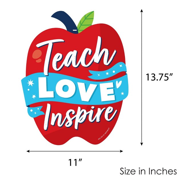 Big Dot Of Happiness Thank You Teachers Hanging Porch Teacher Appreciation Outdoor Decorations Front Door Decor 1 Piece Sign