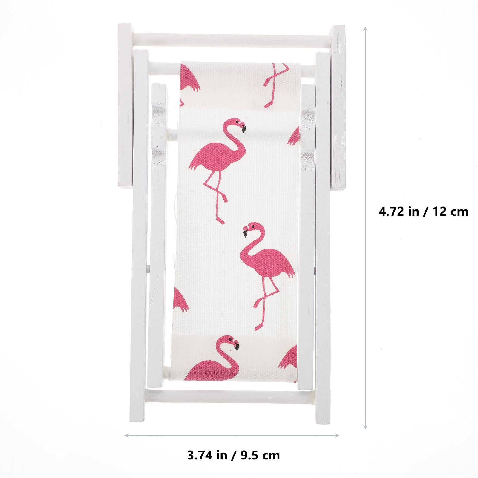 1pc Creative Mobile Phone Holder Stand Support Adorable Flamingos Pattern Beach Chair Ornament Organizer