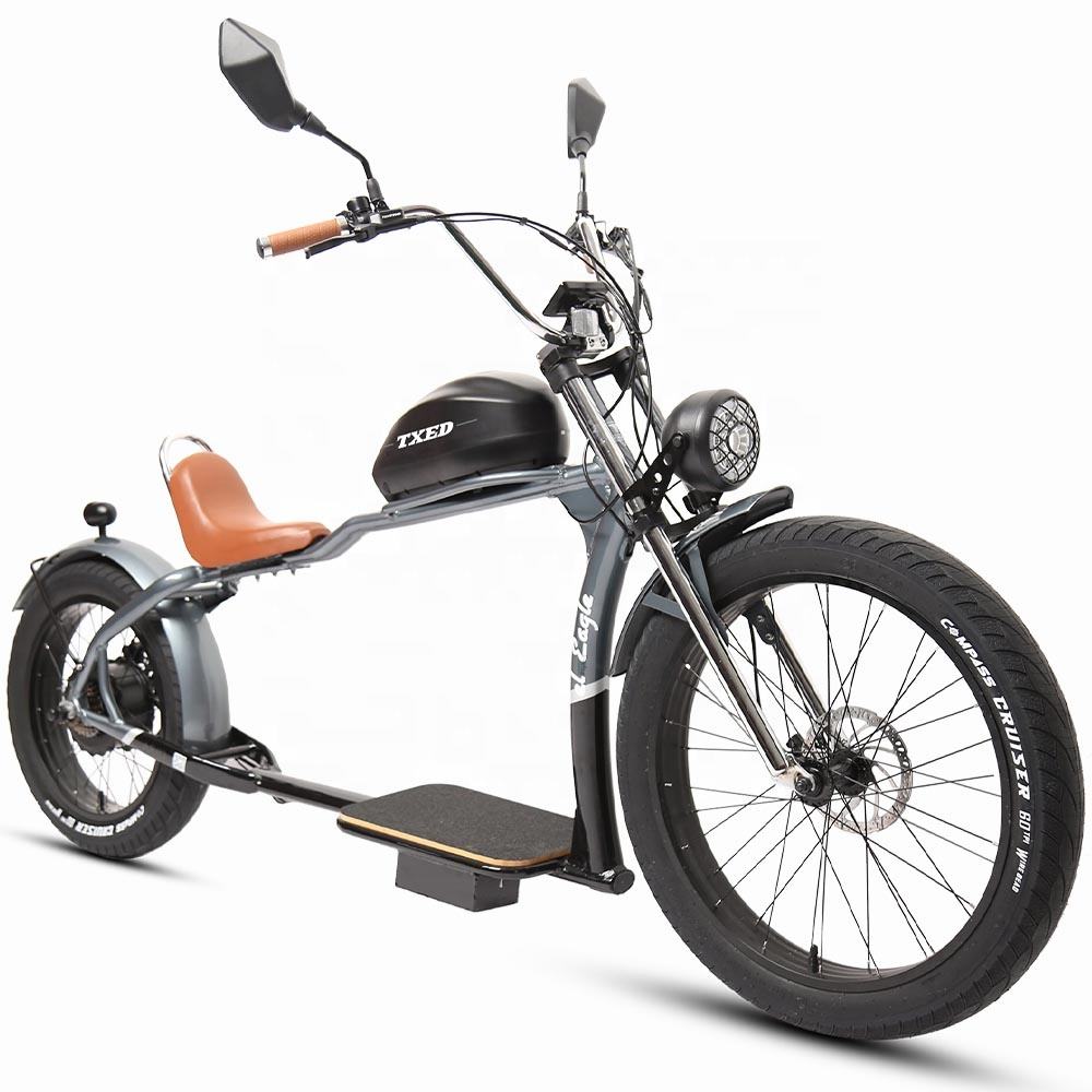 TXED  New Design 26 Inch 1000W Rear Motor With 48V/25AH Lithium battery Chopper Electric Bike