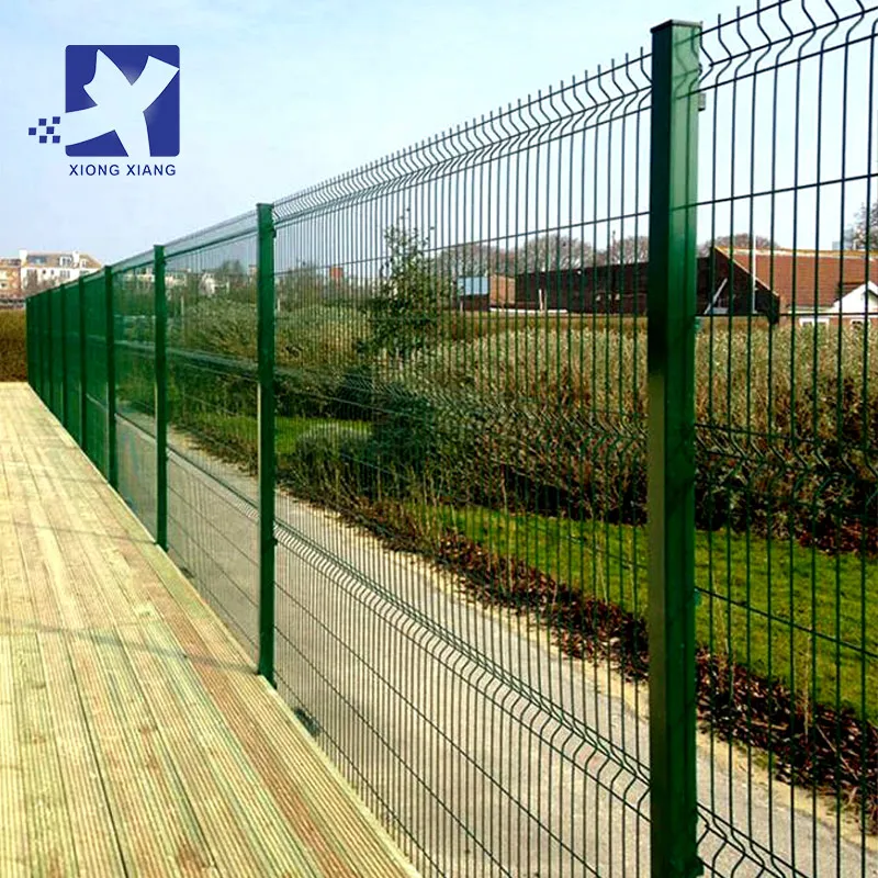 Manufacturer supply Permanent Hot Dipped Galvanized 3D Panel Fence For Sale