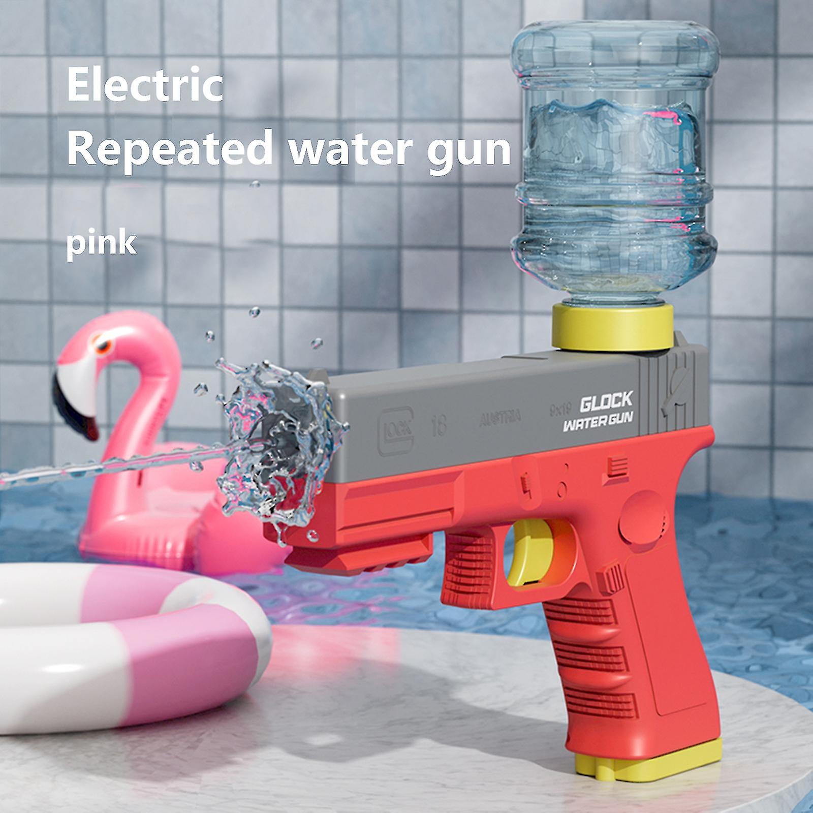 Electric Water Gun， One-button Automatic Squirt Guns