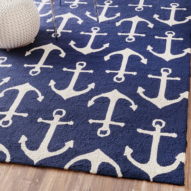 nuLOOM Air Libre Anchors Indoor Outdoor Rug