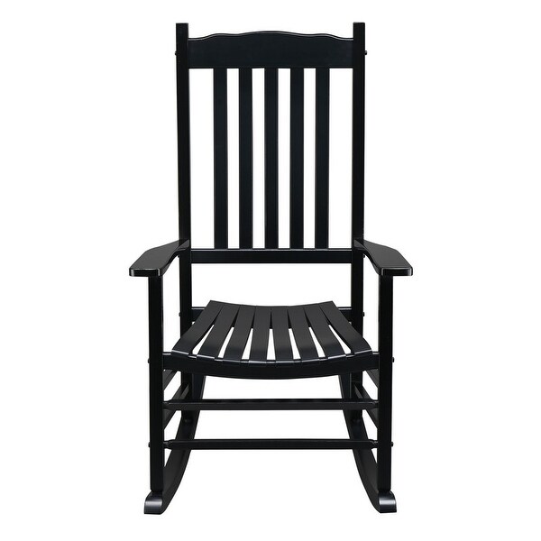 Patio Porch Solid Wood Rocker Chair