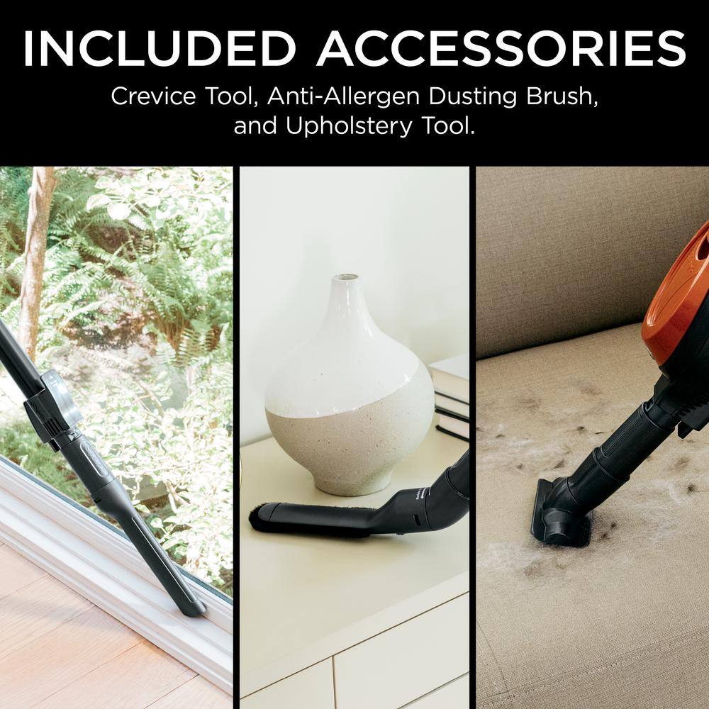 🎉Limited Time Offer🎉Shark Rocket Bagless Corded Stick Vacuum for Hard Floors and Area Rugs with Powerful Pet Hair Pickup in Orange - HV301 HV301