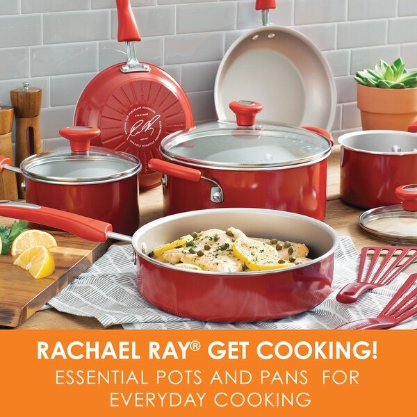 11-Piece Get Cooking! Pots and Pans Set， Cookware Set