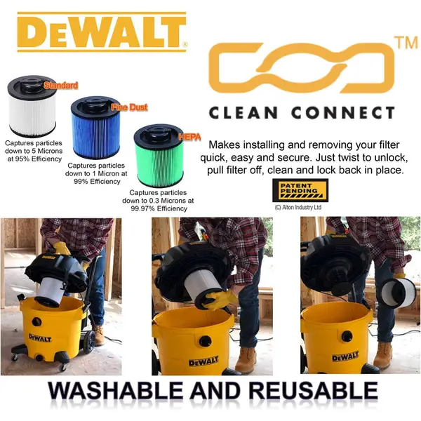 DEWALT 6-16 Gallon Regular Cartridge Filter