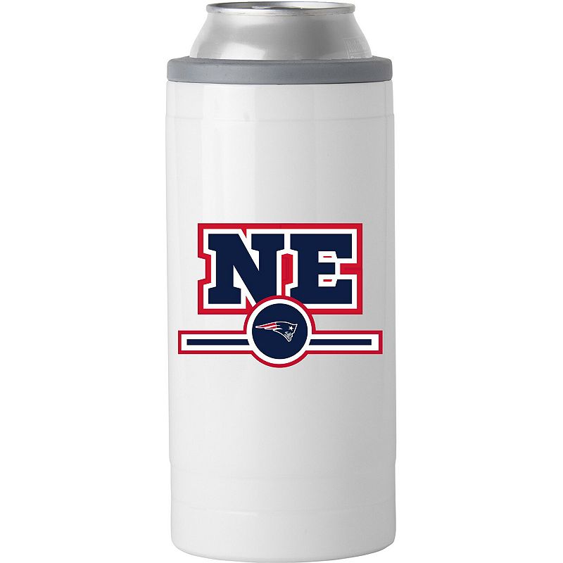 New England Patriots 12oz. Letterman Slim Can Cooler