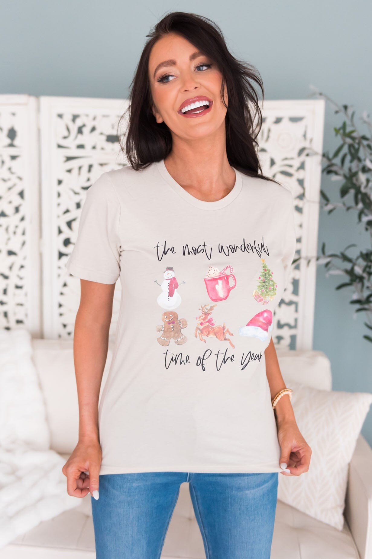 The Most Wonderful Time Modest Graphic Tee