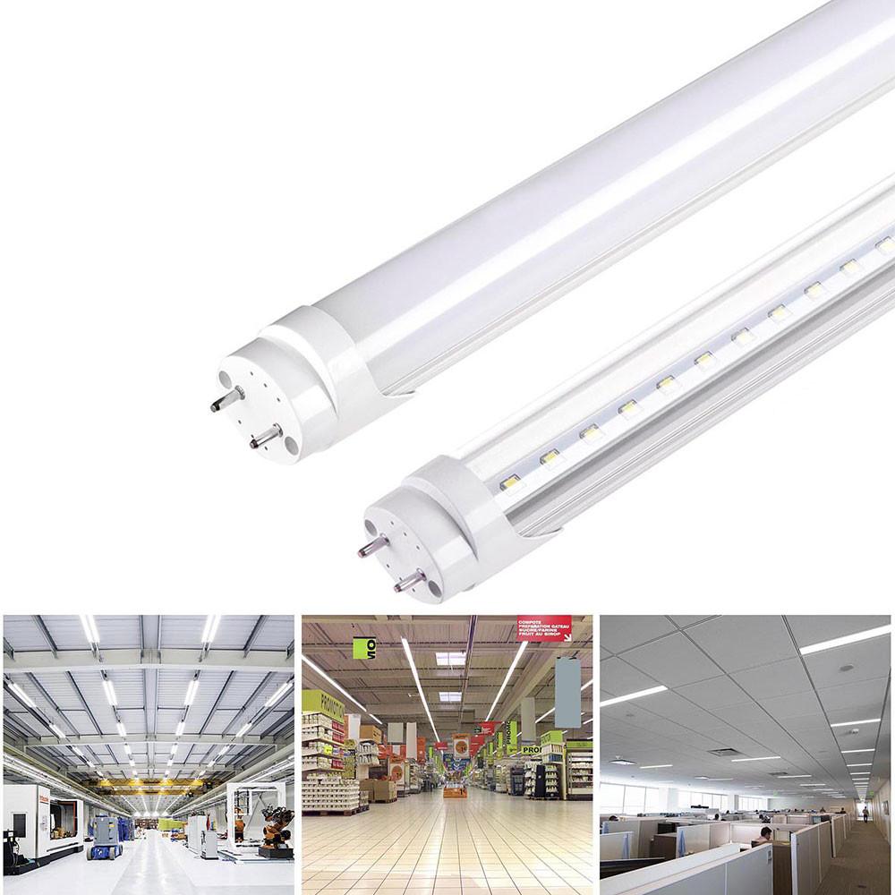 Yescom 4ft 18w T8 LED Tube Light Replacement Fluorescent Lamp Milky/ Clear