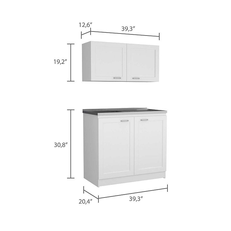 Perseus Cabinet Set， Two Parts Set