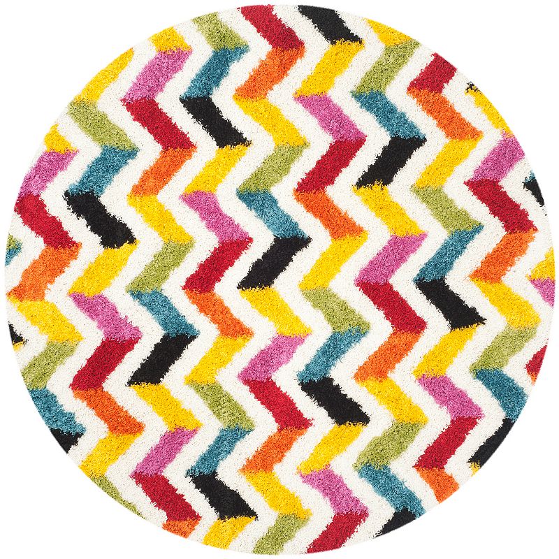 Safavieh Kids Kaleidoscope Chevron Shag Rug