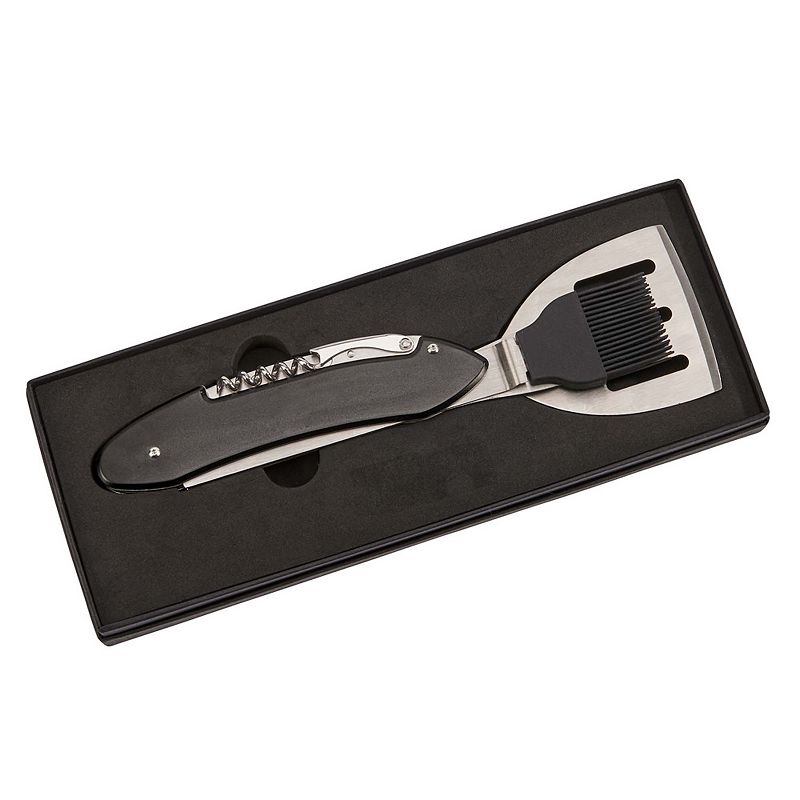 11.75 Black Compact Grilling Tool