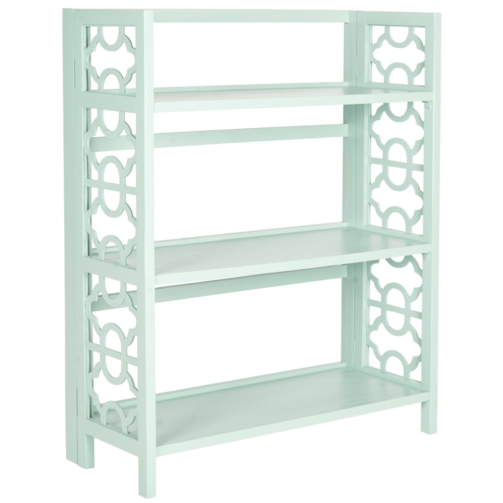 SAFAVIEH Natalie Celadon Low Bookcase   33.5\