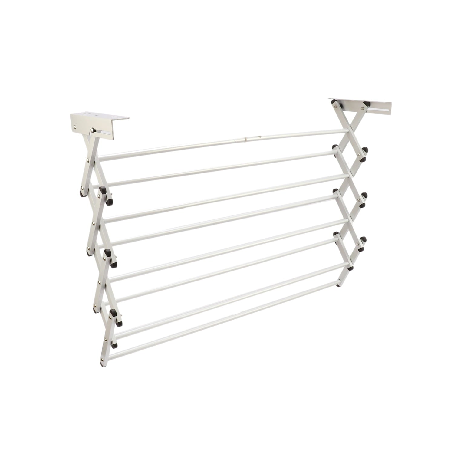 uyoyous Wall Mounted Expandable Clothes Drying Towel Rack Laundry Hanger Room