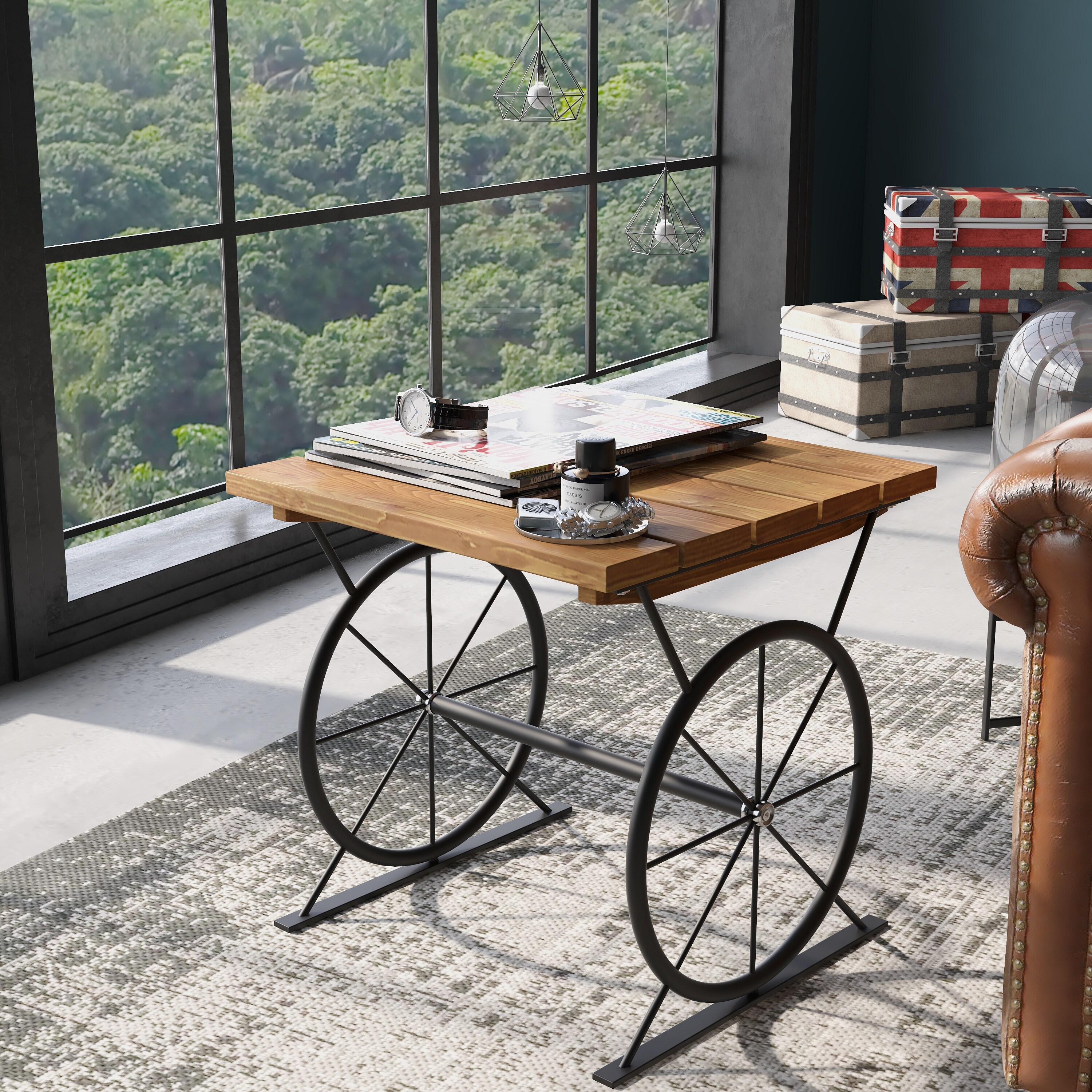 Carbon Loft Dietrich Urban 19-inch Wheel Side Table