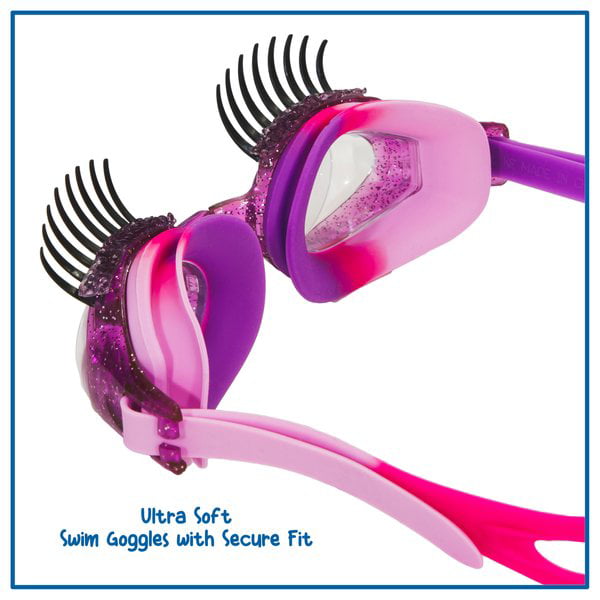 Eye Pop Pink and Purple Swimming Sport Goggles