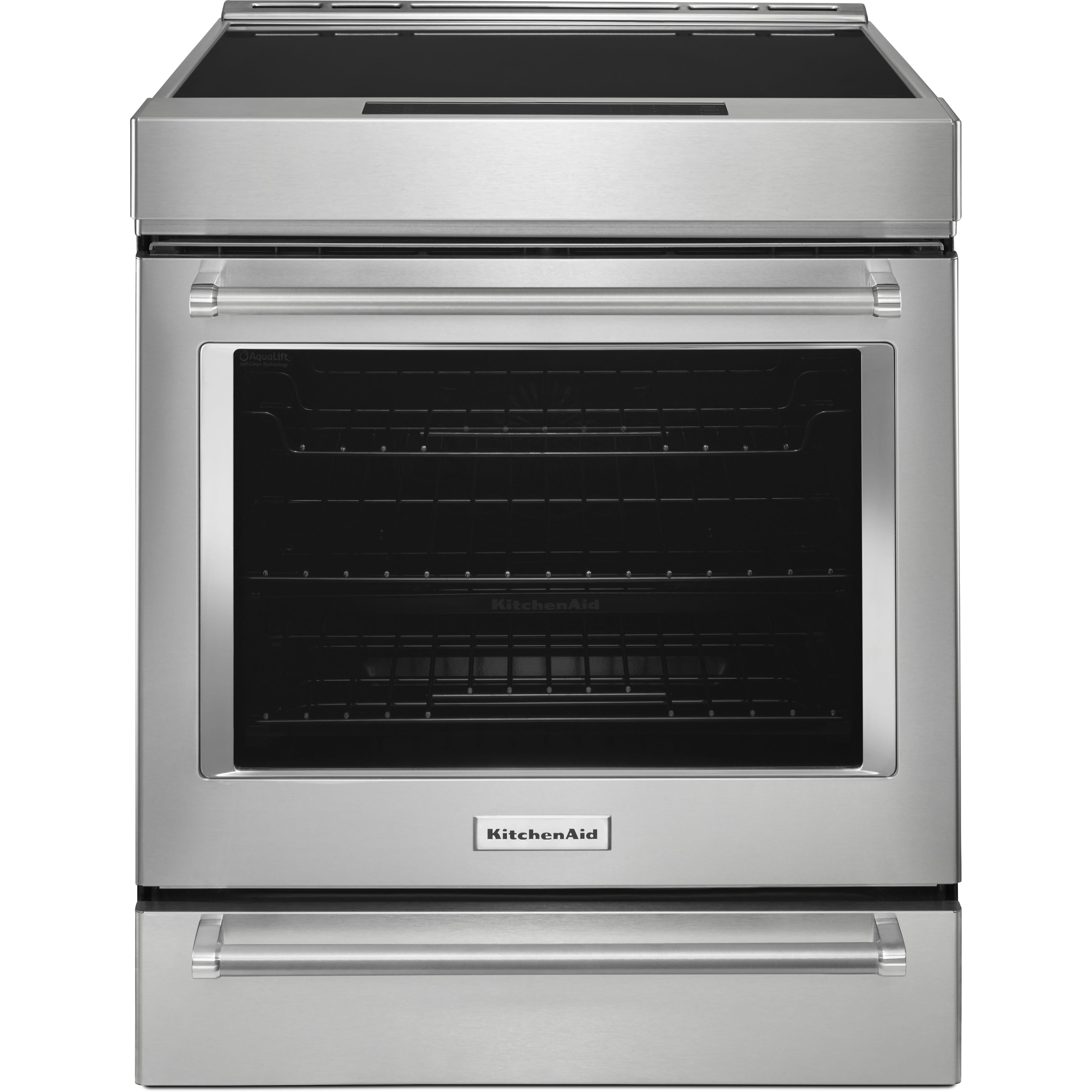 KitchenAid 30-inch Slide-In Induction Range with Air Fry Technology KSIS730PSS