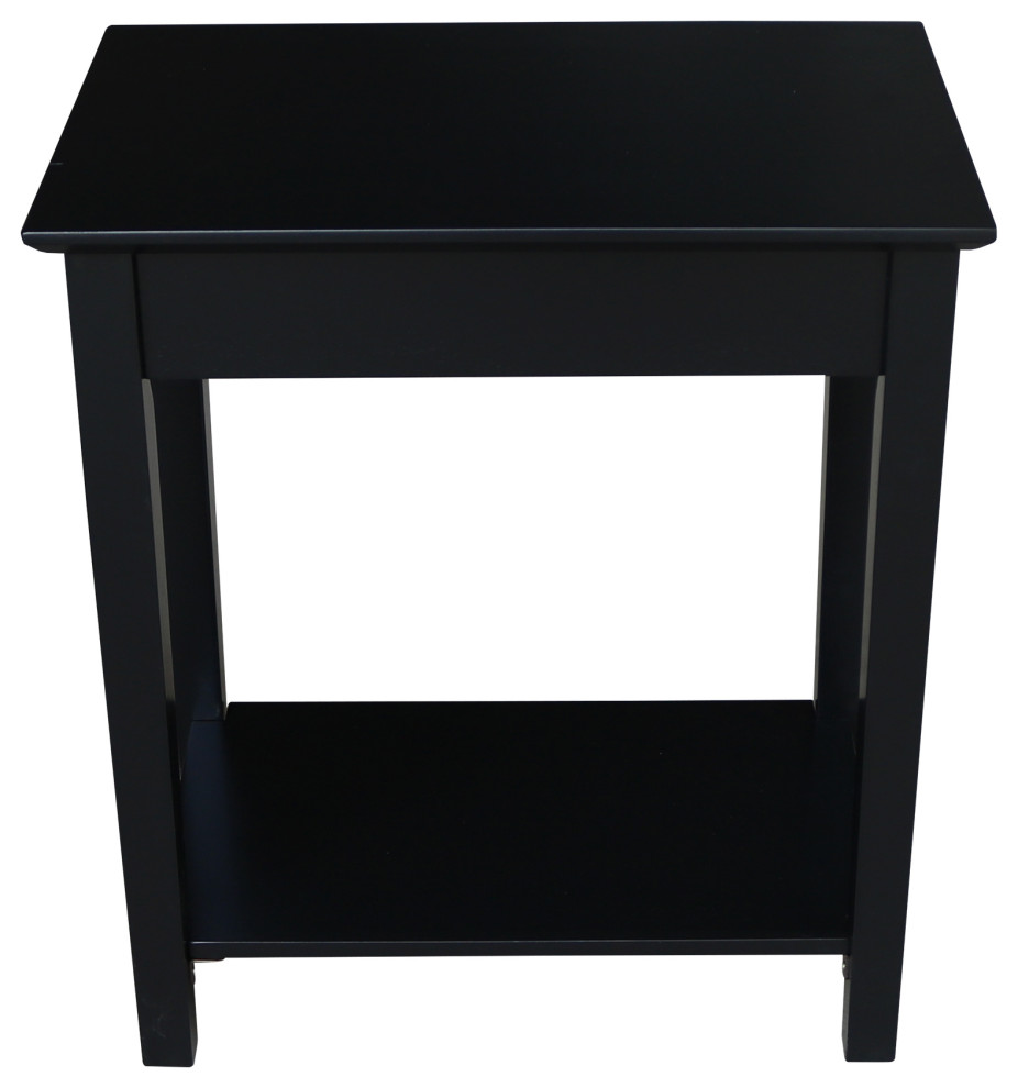 Narrow End Table   Transitional   Side Tables And End Tables   by International Concepts  Houzz