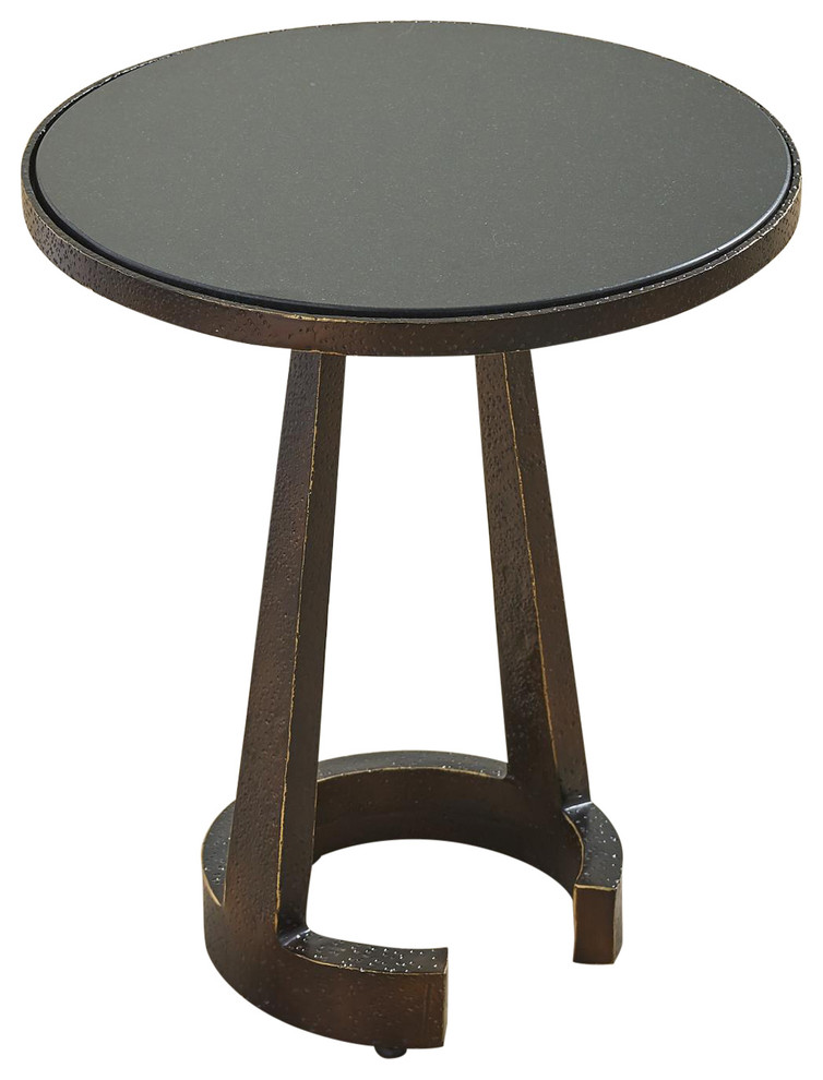 C Table  Bronze  Large   Transitional   Side Tables And End Tables   by Buildcom  Houzz