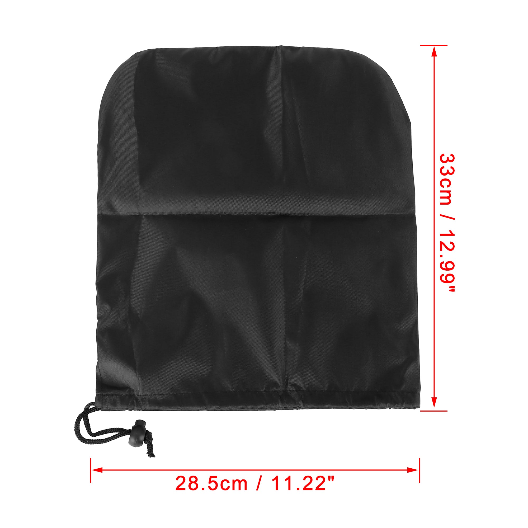 Pair Durable Black Rear Side View Mirror Cover Bag Accessories for Car Polyester Fiber