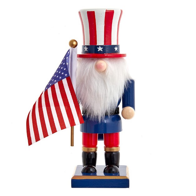 Kurt Adler 9 inch Patriotic Gnome Nutcracker