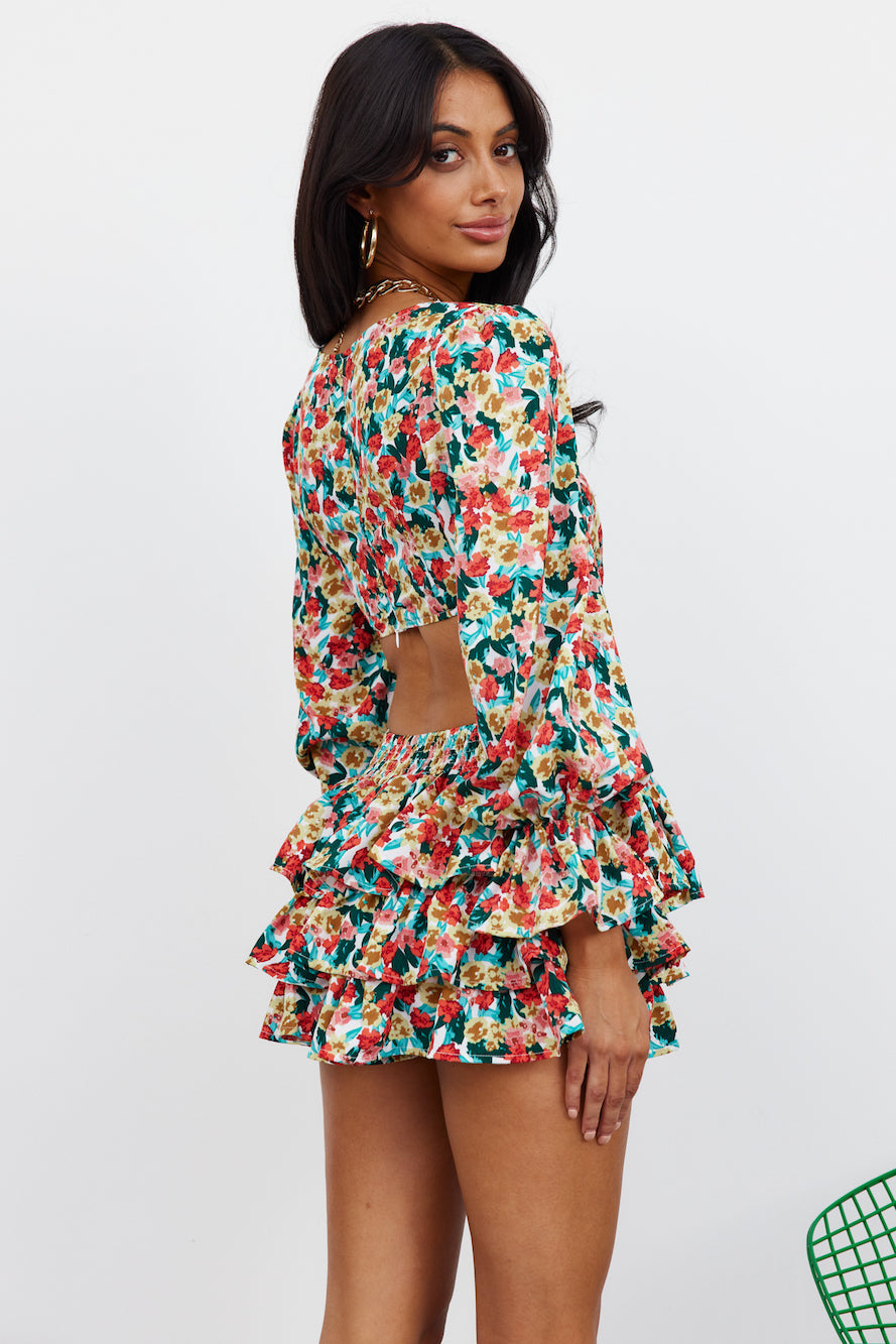 Funfetti Vibes Romper Floral