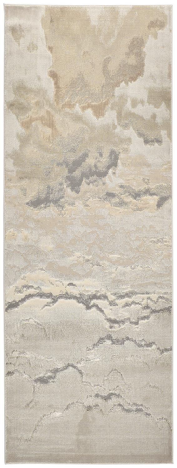 Tripoli Gold and Beige Rug by BD Fine