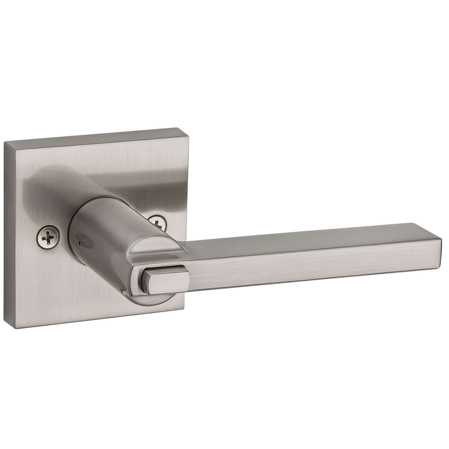 Kwikset SmartKey Halifax Satin Nickel Entry Lockset KW1 1-3/4 in.