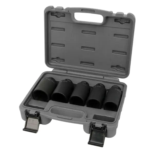 Performance Tool 5-Piece 12pt Axle Nut Socket Set