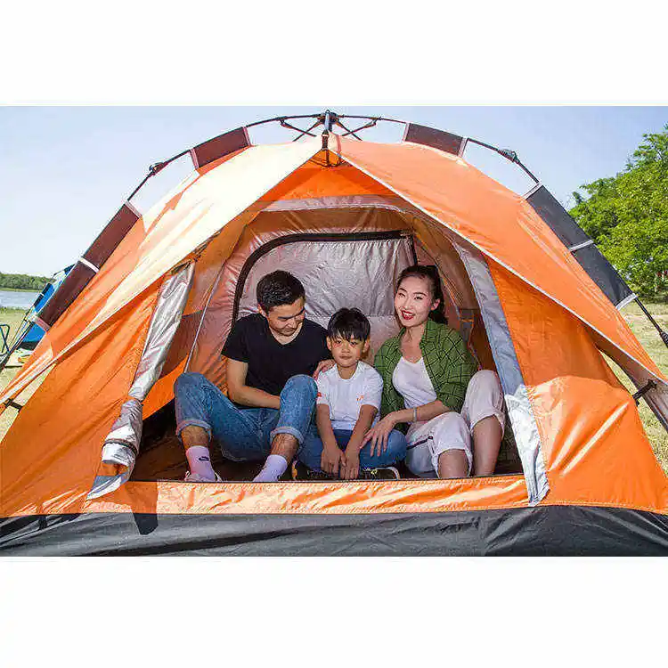 New outdoor folding camping home tent 4 person cheap small pop up tent