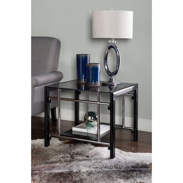 Jackie Black End Side Table