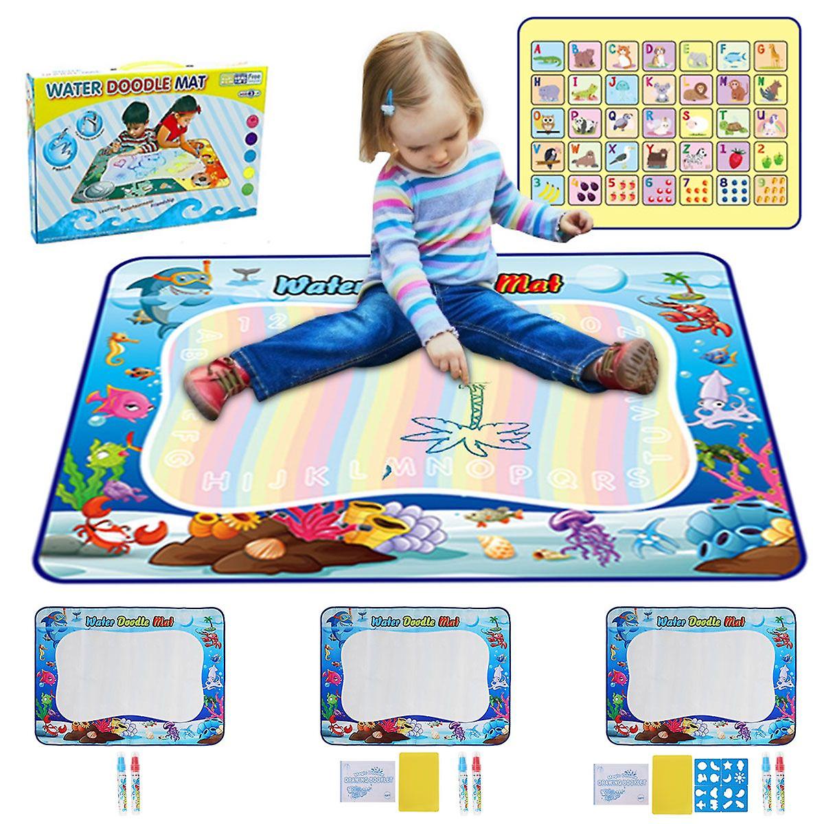 Kids Magic Water Doodle Mat Drawing Mat Magic Water Painting Mat Educational Toys Coloring Books Magic Painting Board