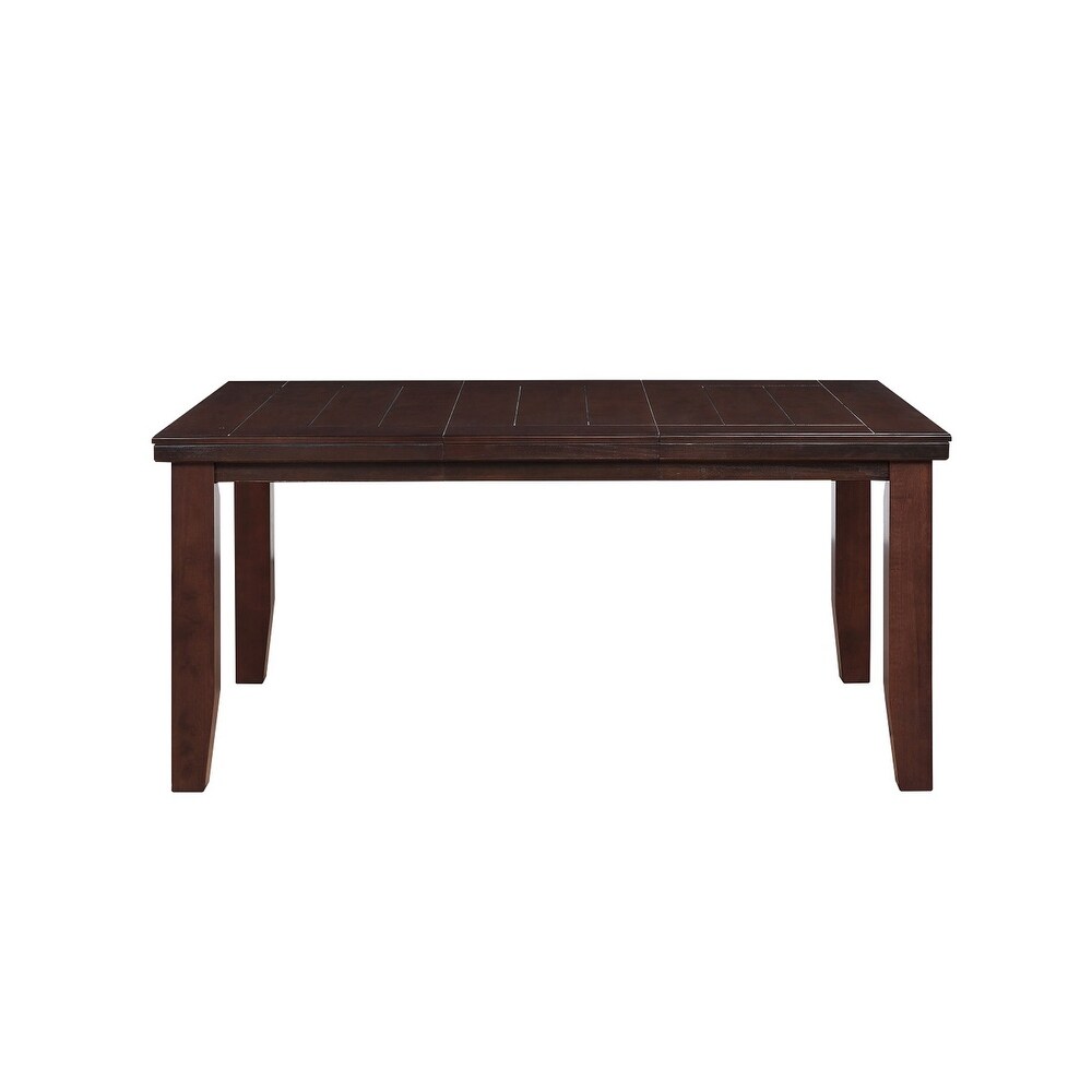 Rectangular Wooden Dining Table in Cherry Finish